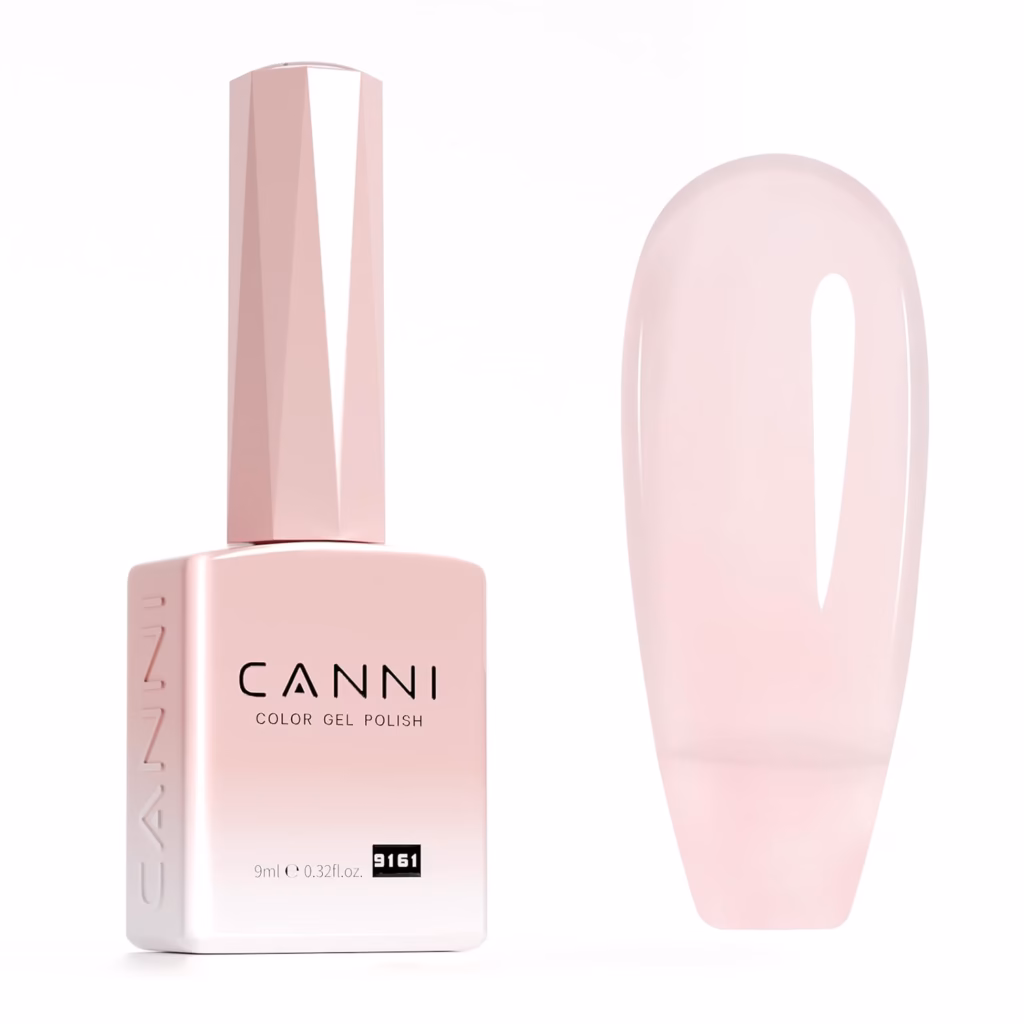 CANNI Sheer Light Pink Jelly Gel Nail Polish Soak Off UV LED Nail Art Salon