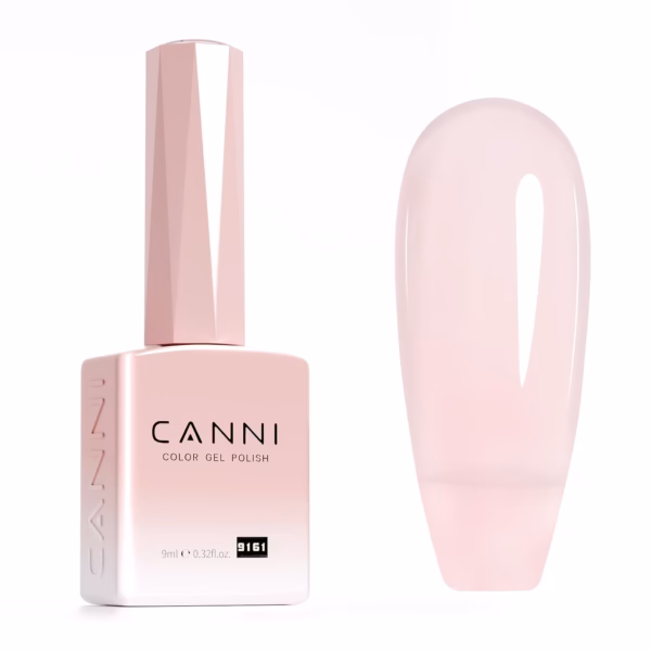 CANNI Sheer Light Pink Jelly Gel Nail Polish Soak Off UV LED Nail Art Salon